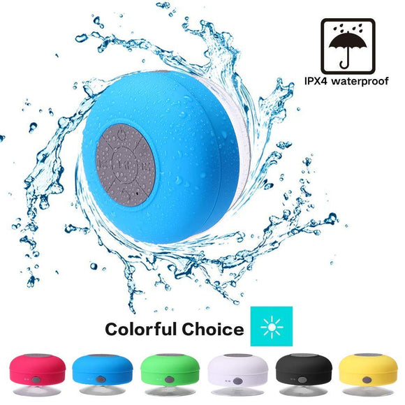 Bluetooth Shower Speaker Hands-free, Portable (6 Colors)
