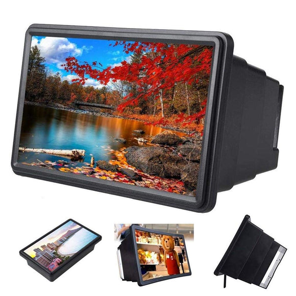 Screen Magnifier Magnifies Twice Larger Images and Videos in 3D, Compatible for all types of Smartphones