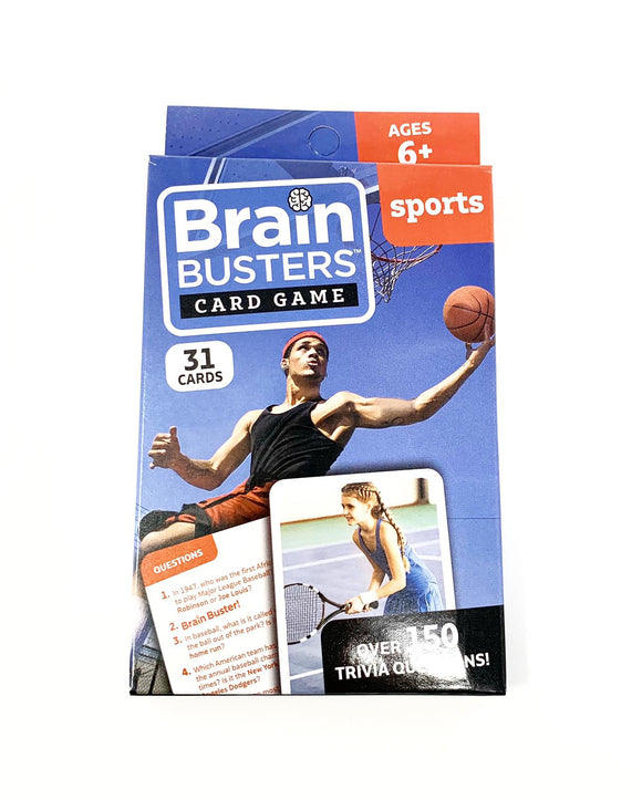 Brain Busters Flash Cards with Over 150 Trivia Questions  (Sports)