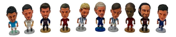10 Mini Soccer Legends Collection Set - Popular Soccer Players