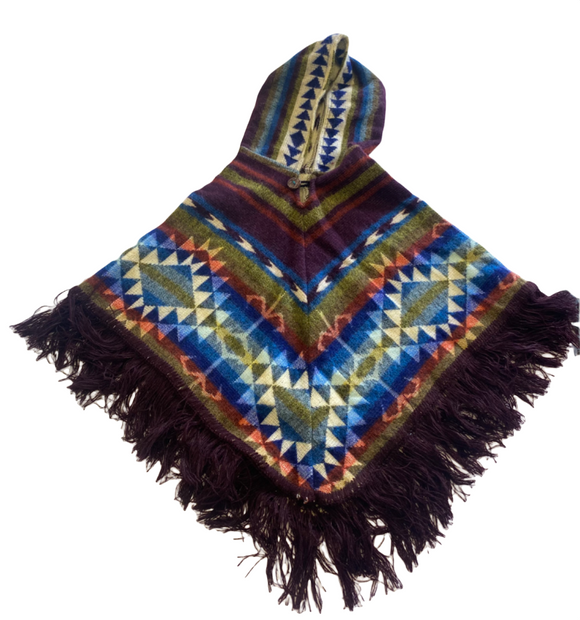 Andean Poncho Brown 4-6 years