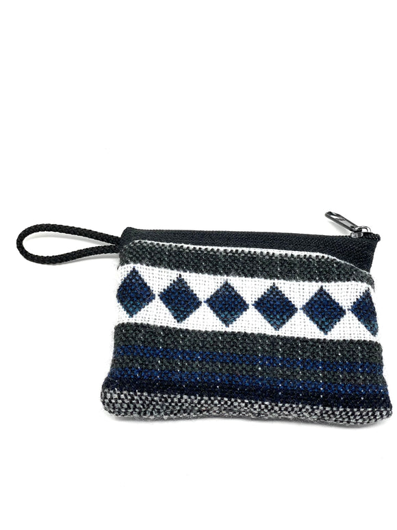 Coin Pouch Rhombuses (Gray)